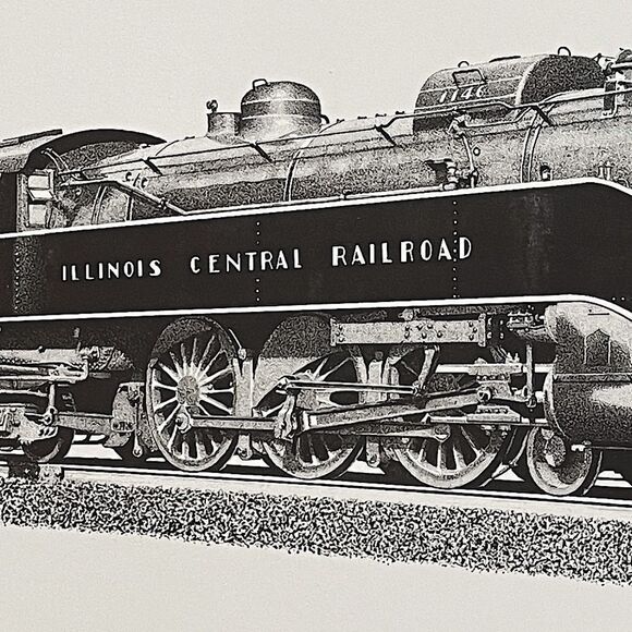 Illinois Central Railroad 1146 Train Prints - Picture 3 of 6